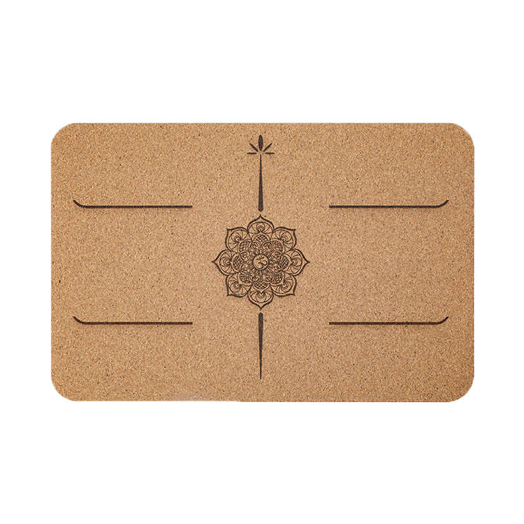 2023 New Design Cork Color High Quality Natural Rubber Yoga Mats Dance Knee Pad for Flooring Trainer Exercise in Garden or Yard