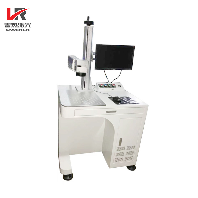 Desktop Cabinet Type 20W 30W 100W CO2 Online High Speed Metal Fiber Laser Marking Machine