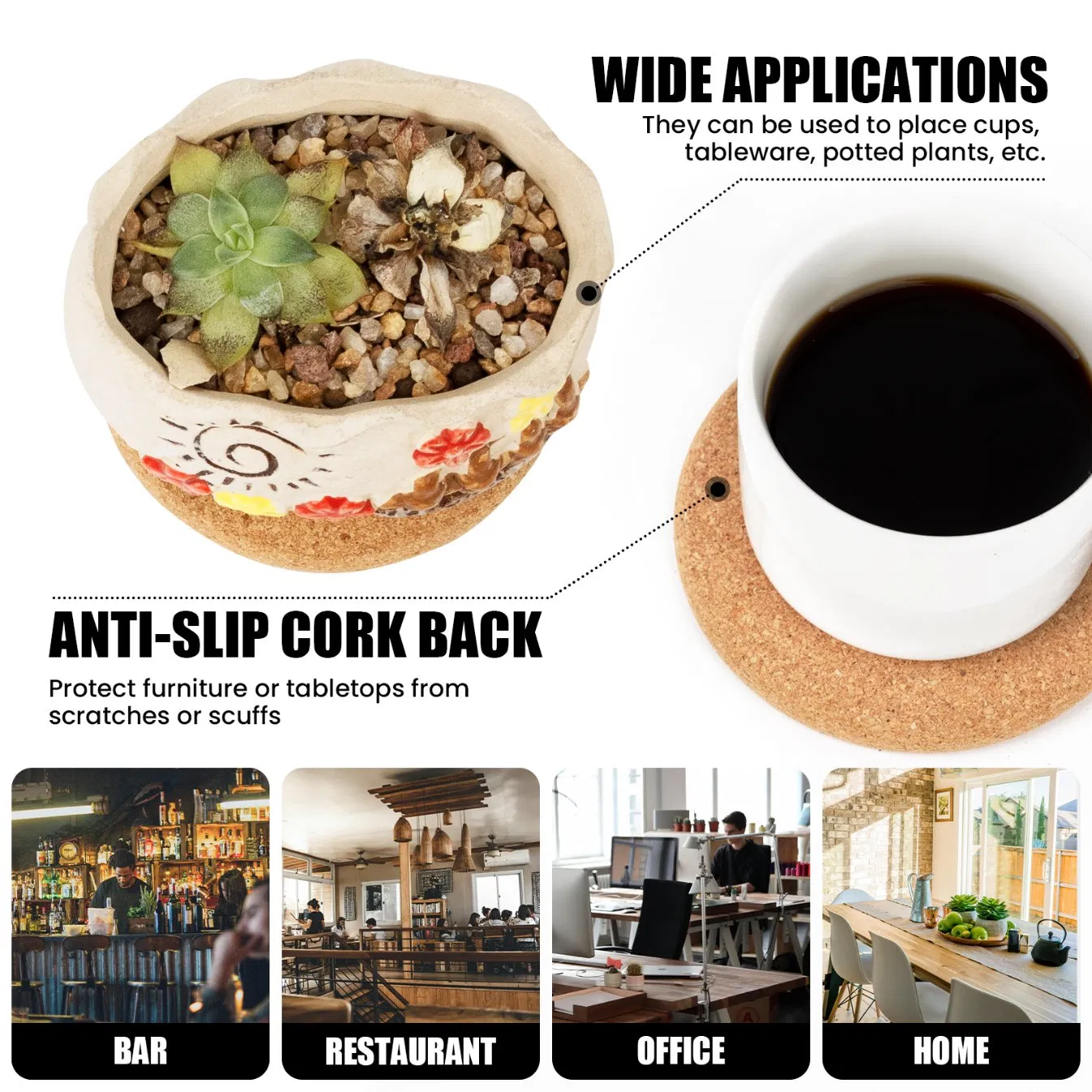 Cork Board Roll for Office, Home, School