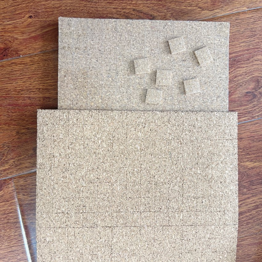 Durable Cork Separator Spacer Pads with PVC Foam Layer