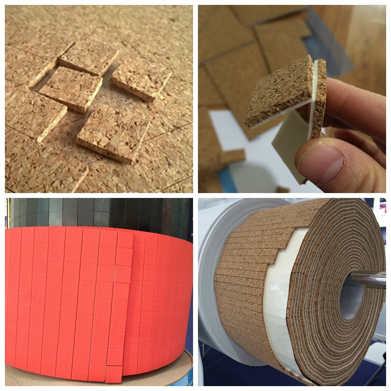 for Glass Protection Cork Pads Transportation Spacer with PVC Foam/Glue