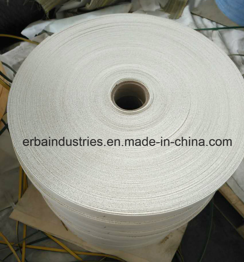 White Rough Roller Covering Rubber Fabric