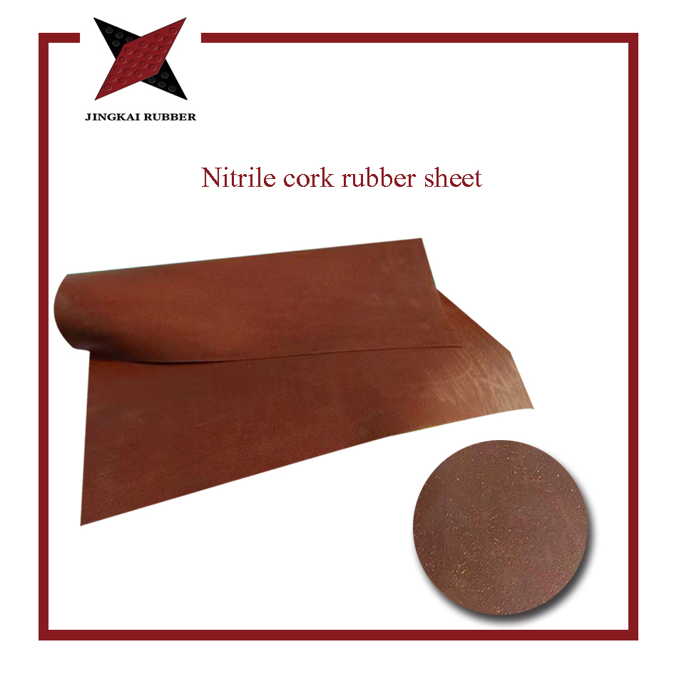 Support Custom Wear and Oil Resistant Sealing Cork Natural Rubber Sheet