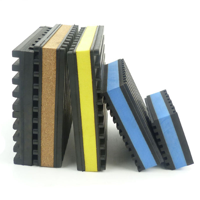 Anti Vibration Rubber Cork Vibration Isolation Pads Washing Machine Absorbing Mats