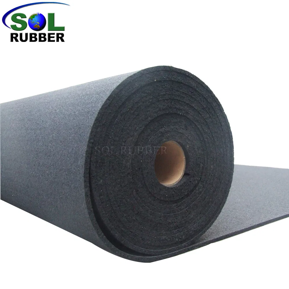 Superior Impact Sound Insulation Acoustic Underlayment Rubber Flooring