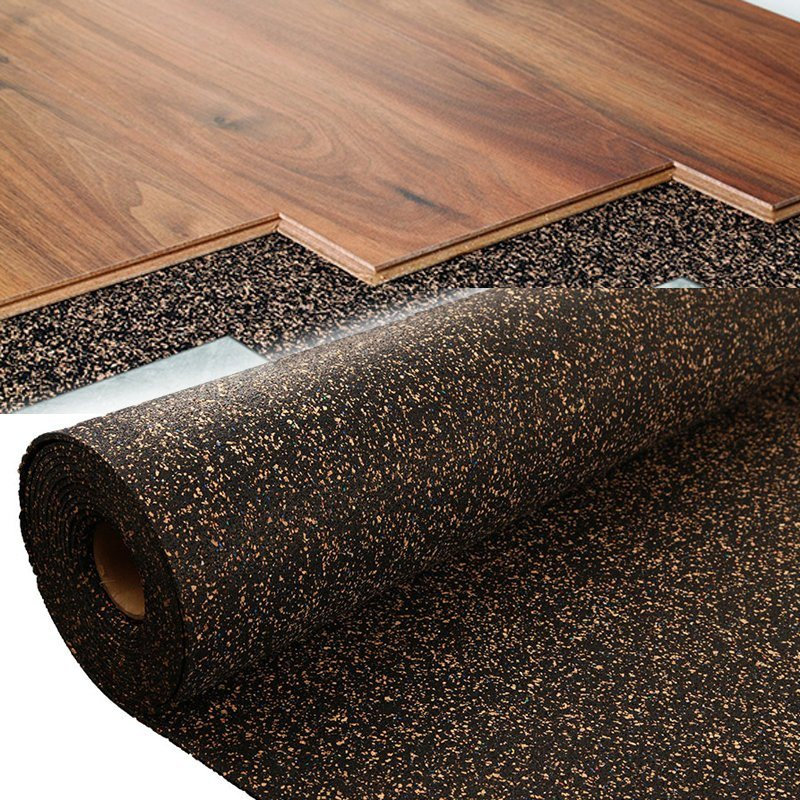 Sol Rubber Cork Acoustic Underlayer Rubber Flooring