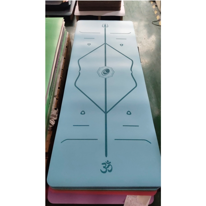 High Quality Light Carrying PU Yoga Mat Anti Slip Natural Foldable Yoga Mat Roll