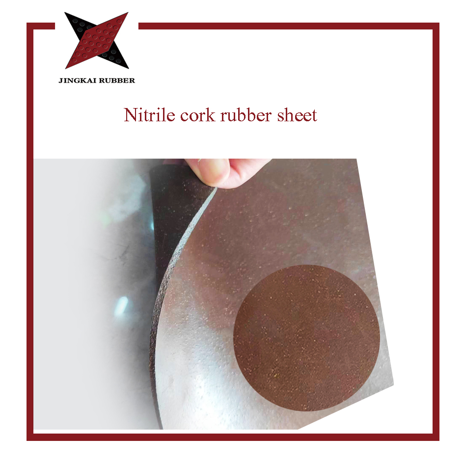 Natural Wood Chip Highly Elastic, Wear-Resistant Oil-Resistant Cork Rubber Sheet