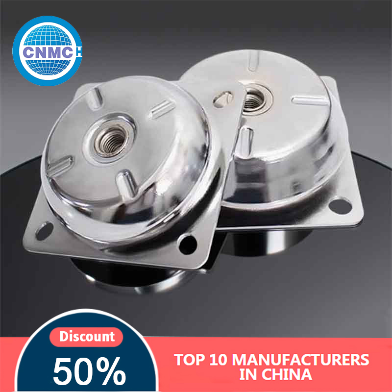 Compact Multi-Functional Heavy-Duty Rubber Vibration Isolation Pad with Fan Damper Design for M3/M6 Generator Shock Absorption