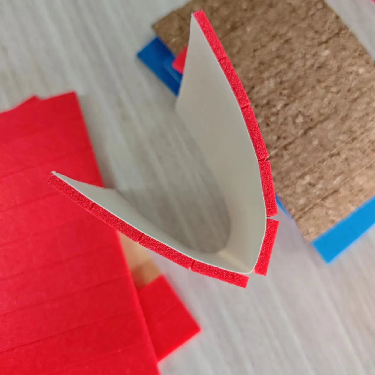 15*15*3.8mm on Rolls Red PVC Pads Rubber Adhesive Cling Foam Glass Shipping Separator Pads