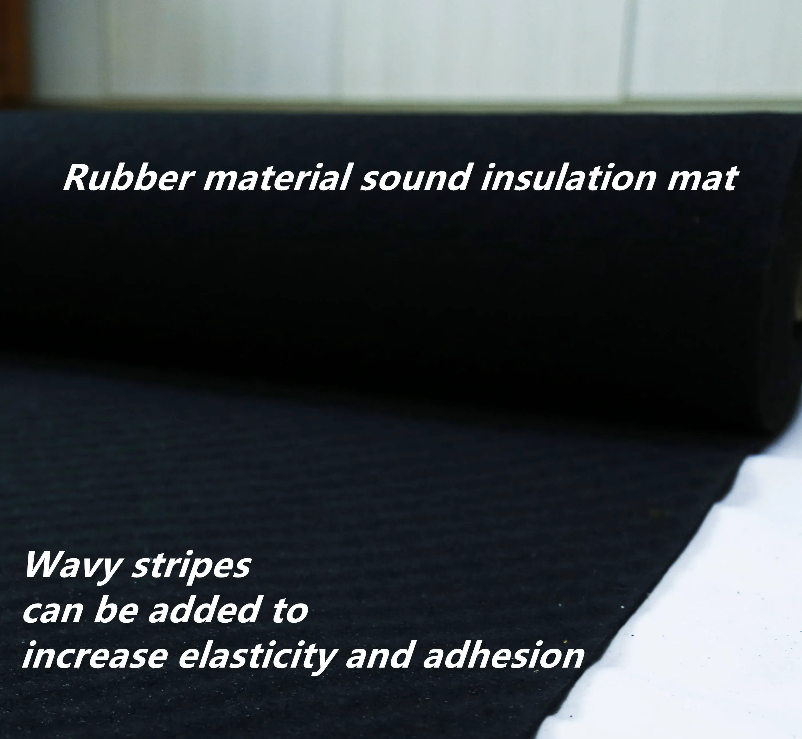 Sound Insulation Vibration Damping Processing Acoustic Flooring Underlay Roll for Building Flooring Material