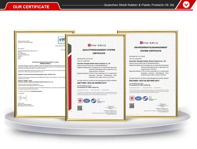 Black Double Hole Rubber Pad Anti-Slip Shock Absorption Shim