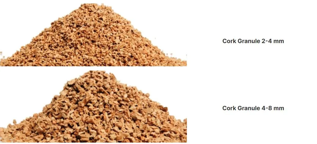 Cork Granules Close Up