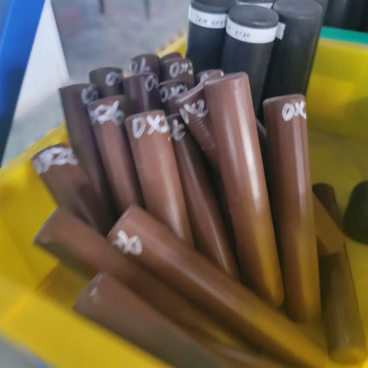 Durable NBR FKM-FPM Semi-Finished Elastomer Rubber Tube Tubular Material