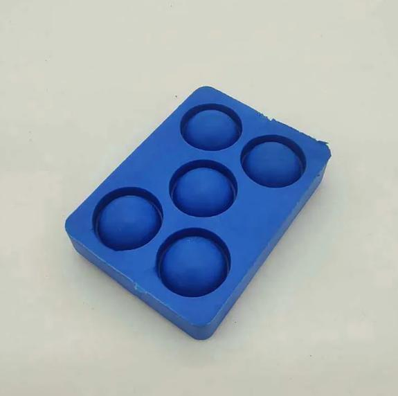 Custom Building Materials Double-Sided Five-Ball Cushioning Pad Sports Court Wooden Floor Shock Absorbing Rubber Pad Resilient Rubber Cushion Pads