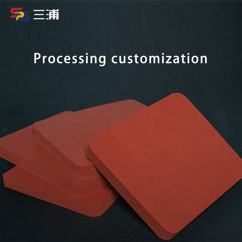 Silicone Rubber Sponge Foamed Sheet Pad Rolls for Shock Absorption and Buffering