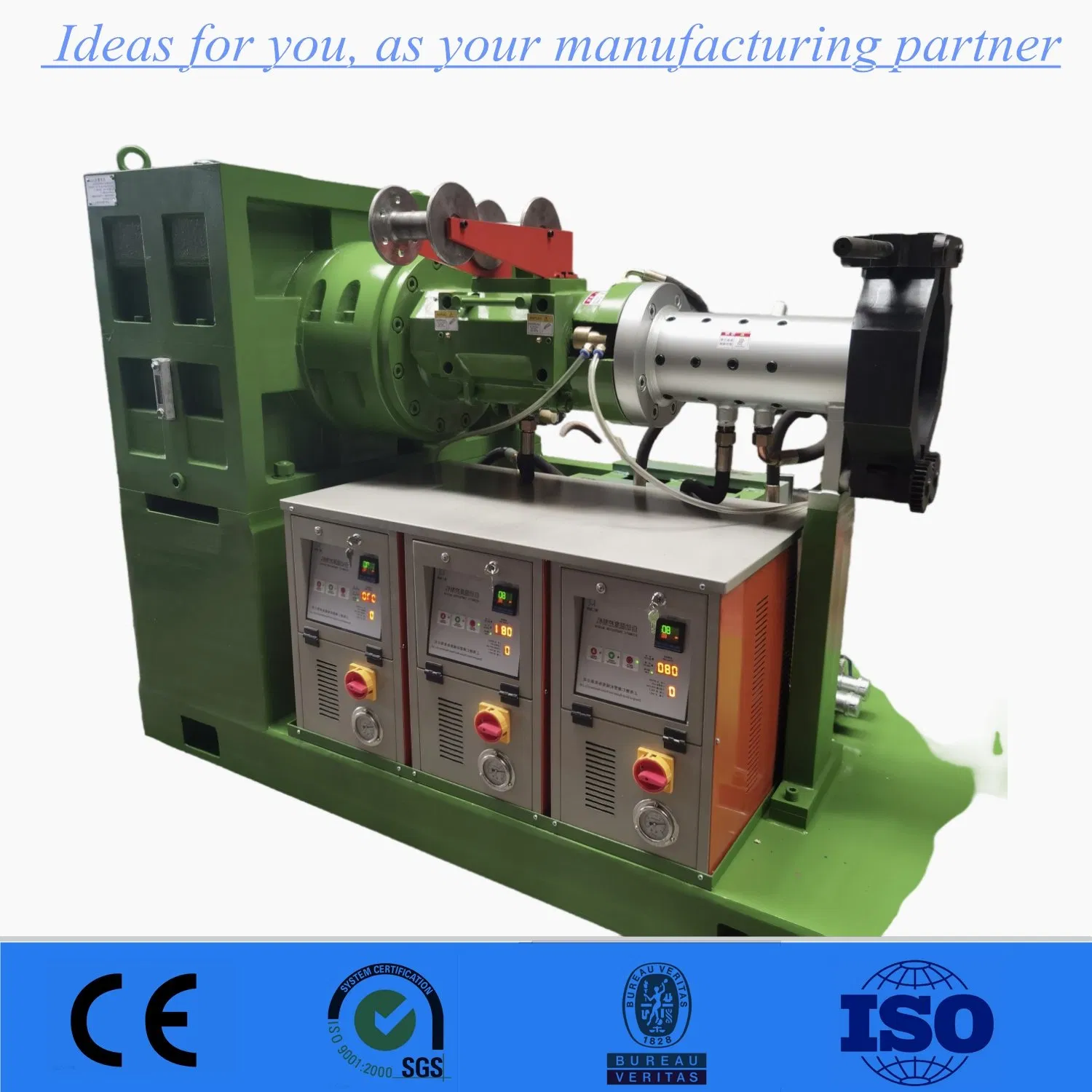 Precision Cold Feed Rubber Extruder Machine with Pin-Barrel Design