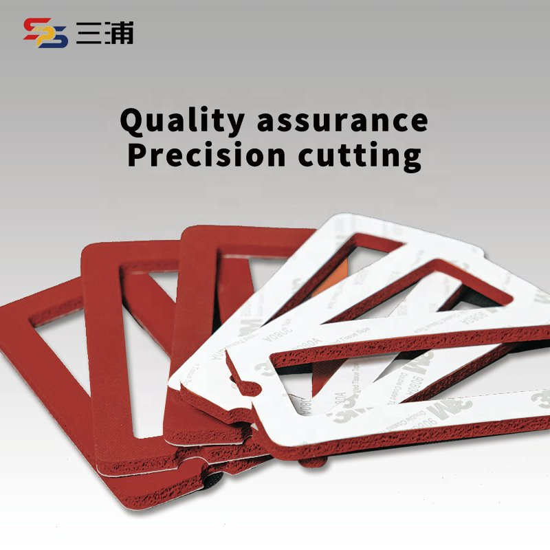 Silicone Rubber Sponge Foamed Sheet Pad Rolls for Shock Absorption and Buffering