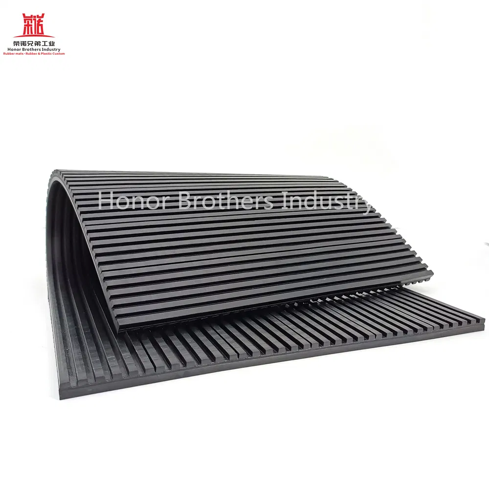 Industrial High-Density Flooring Mat, Non-Slip Shock Absorption Rubber Anti-Vibration Pad
