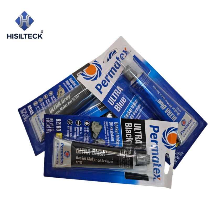 Permatex High-Temp Resistant RTV Silicone Gasket Maker Sealant for Oil Pan, Timing Cover etc.