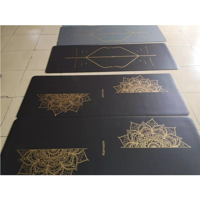 High Quality Light Carrying PU Yoga Mat Anti Slip Natural Foldable Yoga Mat Roll