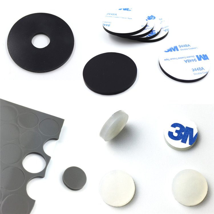 Silicone Shock Absorption Waterproof Insulated Adhesive Backed Rubber Feet Pad