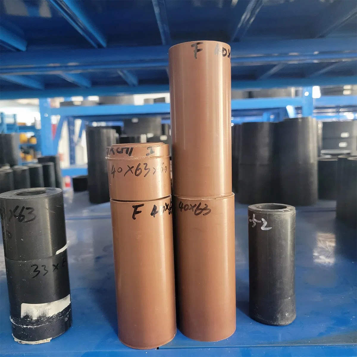 Durable NBR FKM-FPM Semi-Finished Elastomer Rubber Tube Tubular Material
