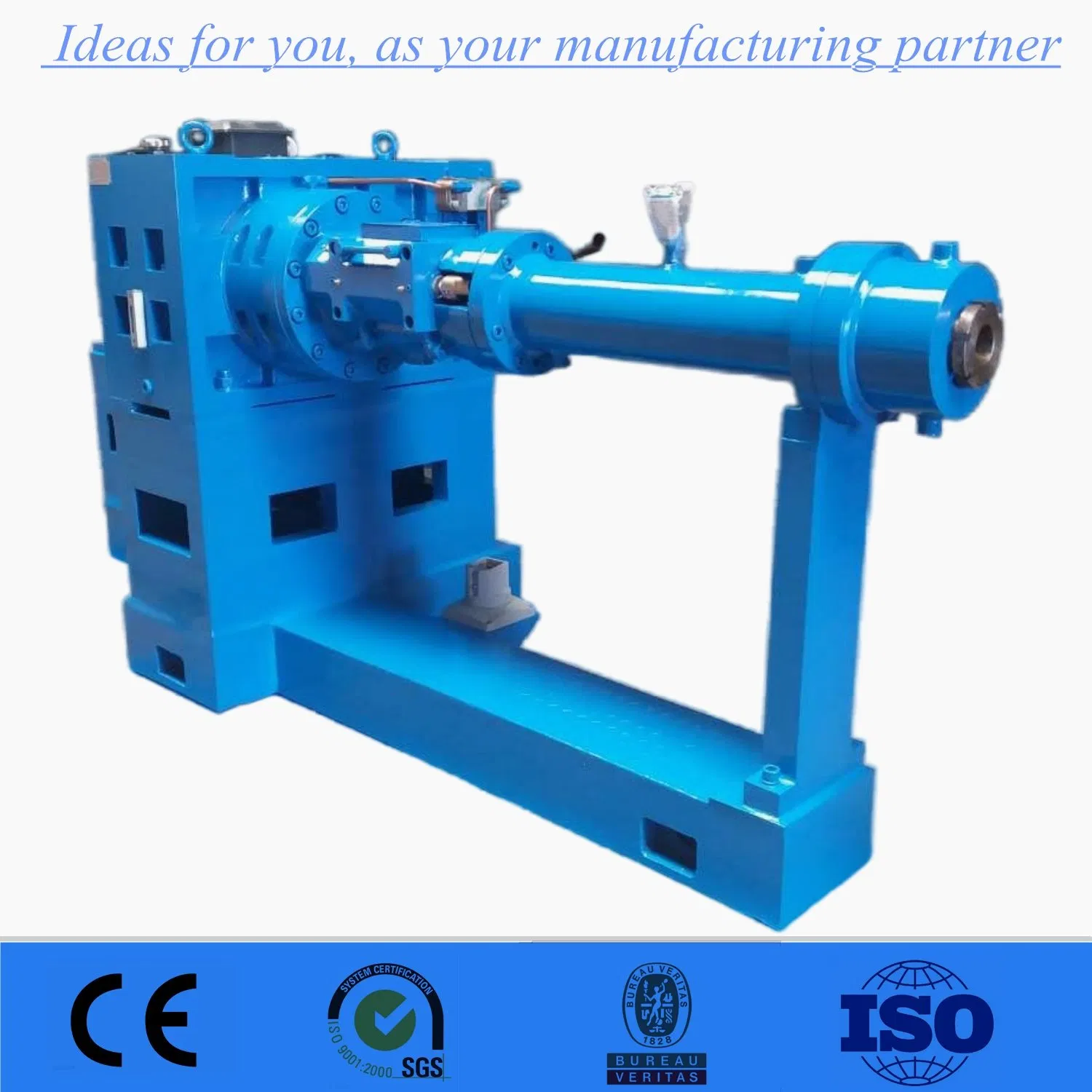 Precision Cold Feed Rubber Extruder Machine with Pin-Barrel Design