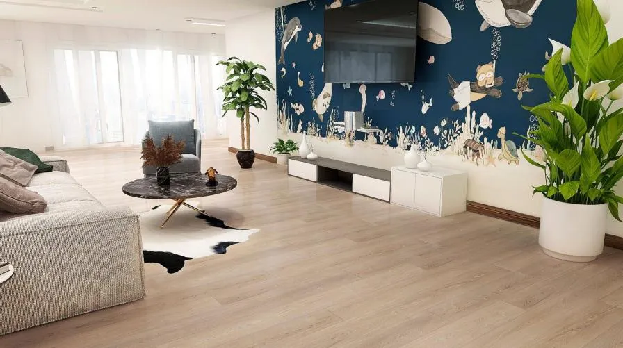 Plastic Flooring Tiles Installation