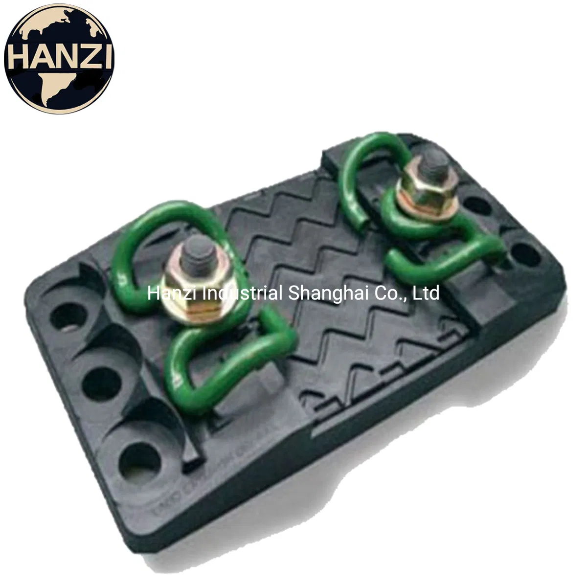 Shock Absorption Reinforced Rubber Rail Pads for Railway Railroad and Bridge Construction