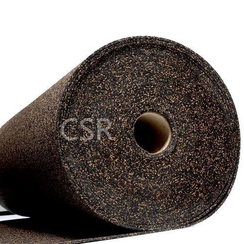 500 700kg/M3 Waterproof Eco Cork Rubber Underlayment Natural Rubber Underlay Floor Mat for Hotel Building Soundproof Material