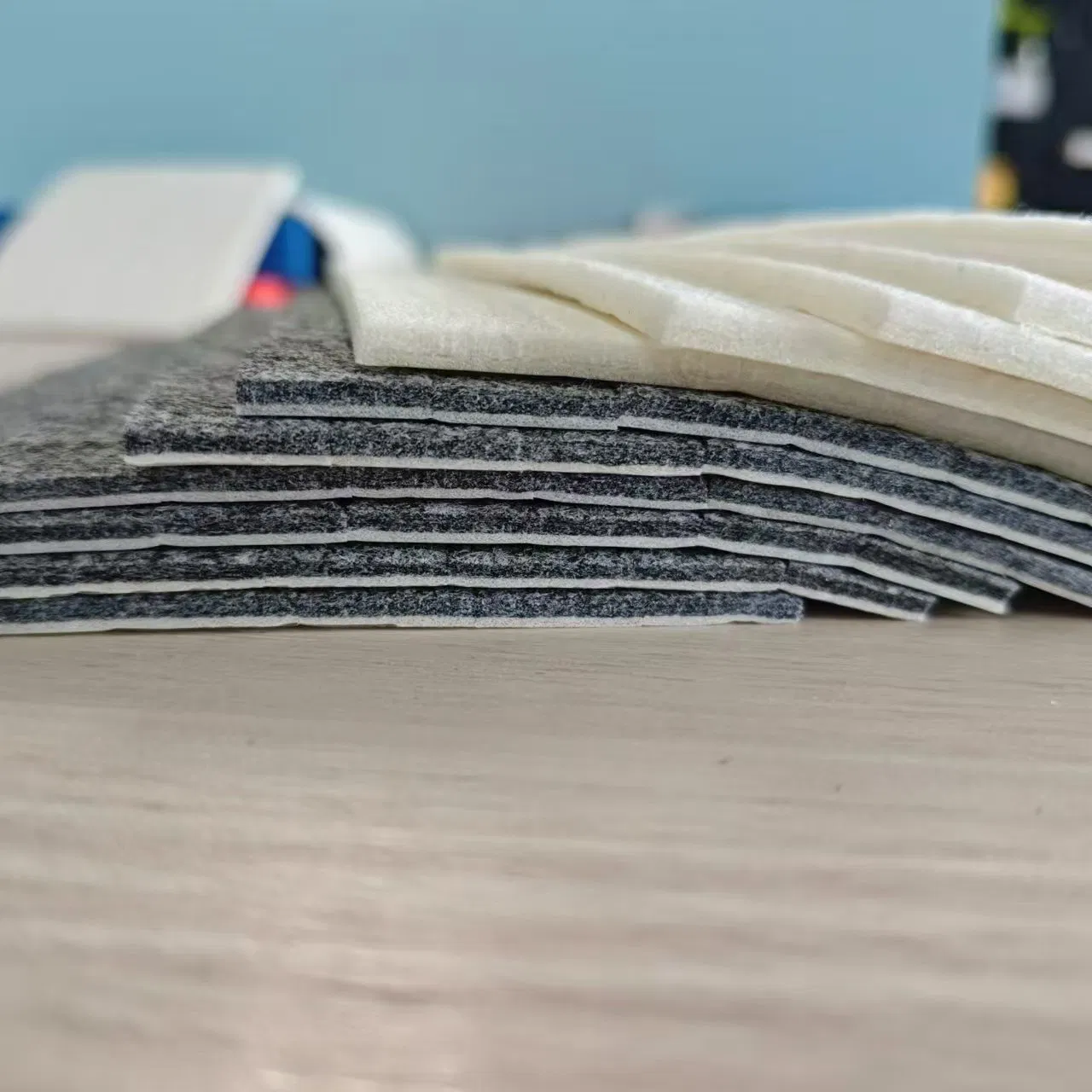 Durable Rubber Coated Glass Felt Pads for Shock Absorption