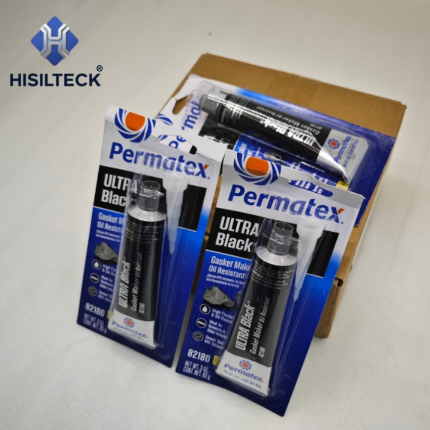 Permatex High-Temp Resistant RTV Silicone Gasket Maker Sealant for Oil Pan, Timing Cover etc.
