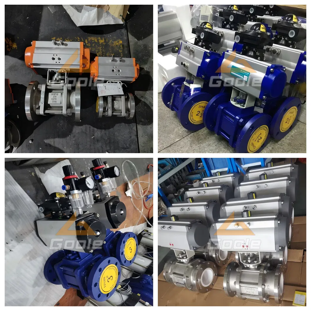 Pneumatic Ceramic Lined Floating Ball Valve Display