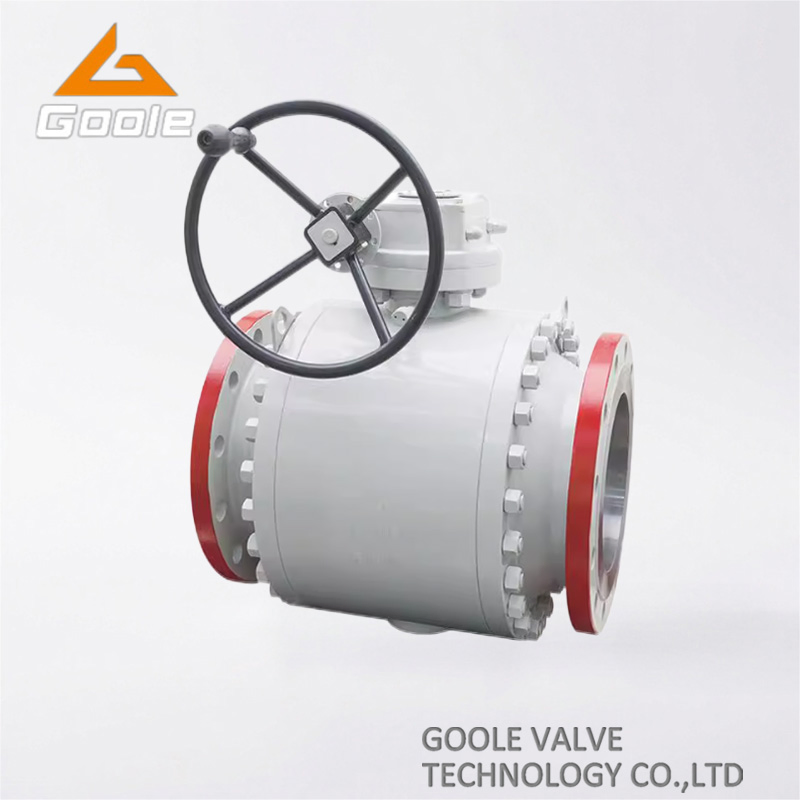 3PCS High Pressure Trunnion Mounted Ball Valve