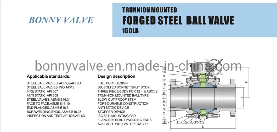 Trunnion Mounted Ball Valve Display