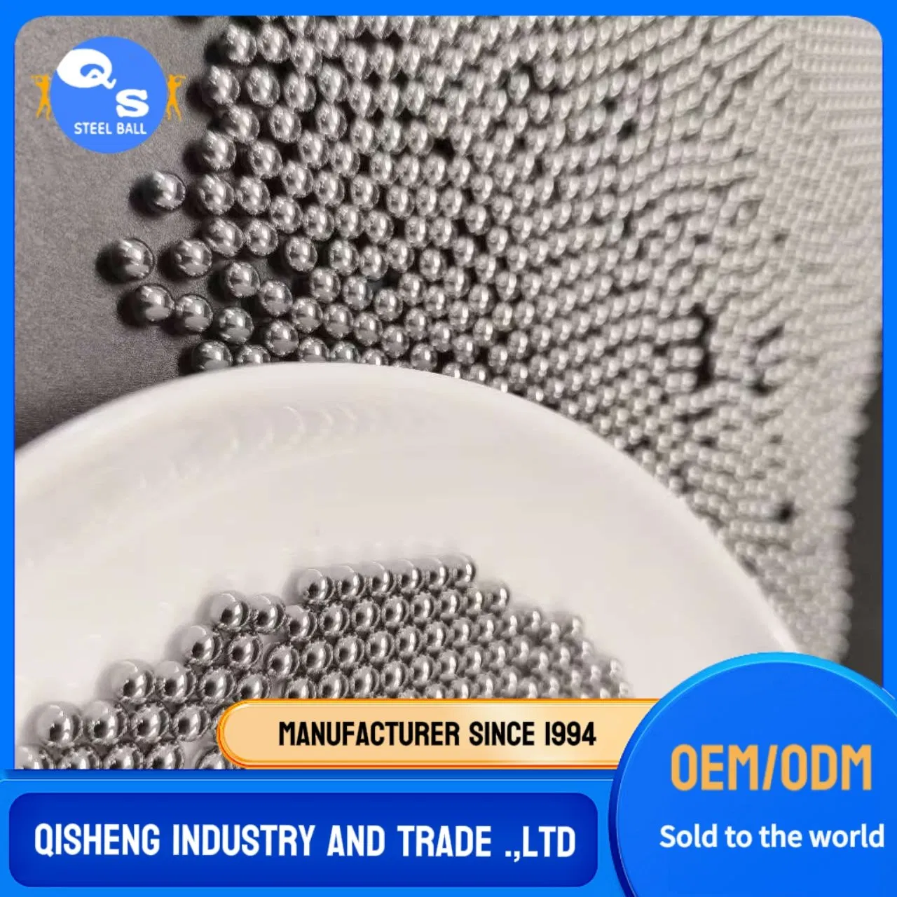 Factory Supply Customized G500 G1000 AISI1010 Carbon Steel Ball Bearing Ball Solid Metal Ball for Bicycle/Cast/Rail/Drawer Slide/Valve/Wheel Caster Steel Ball