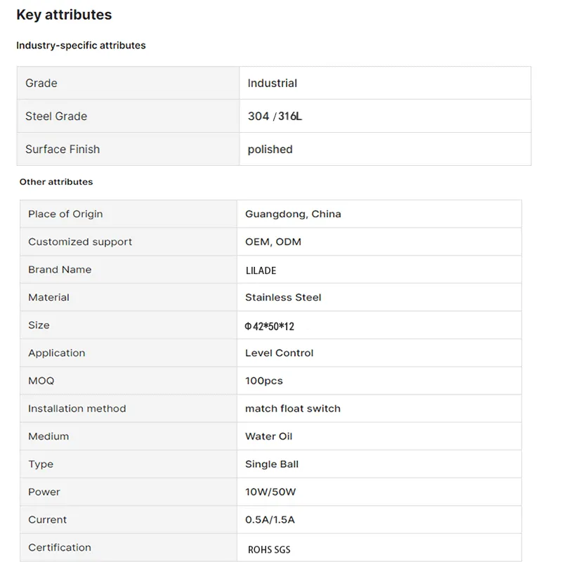 Steel Magnetic Float Ball