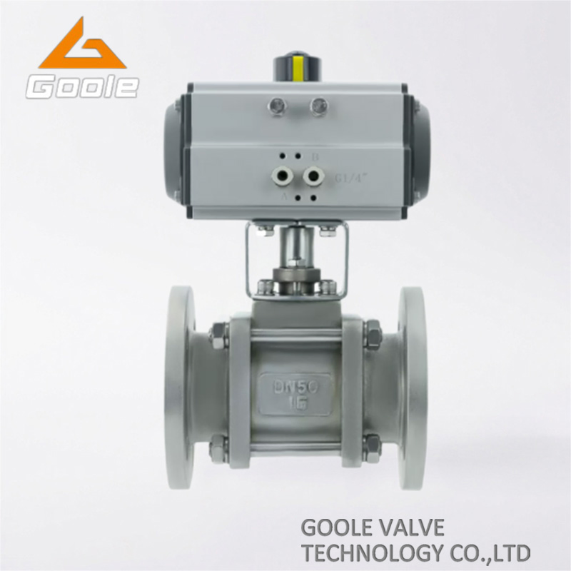 Pneumatic Ceramic Lined Floating Ball Valve