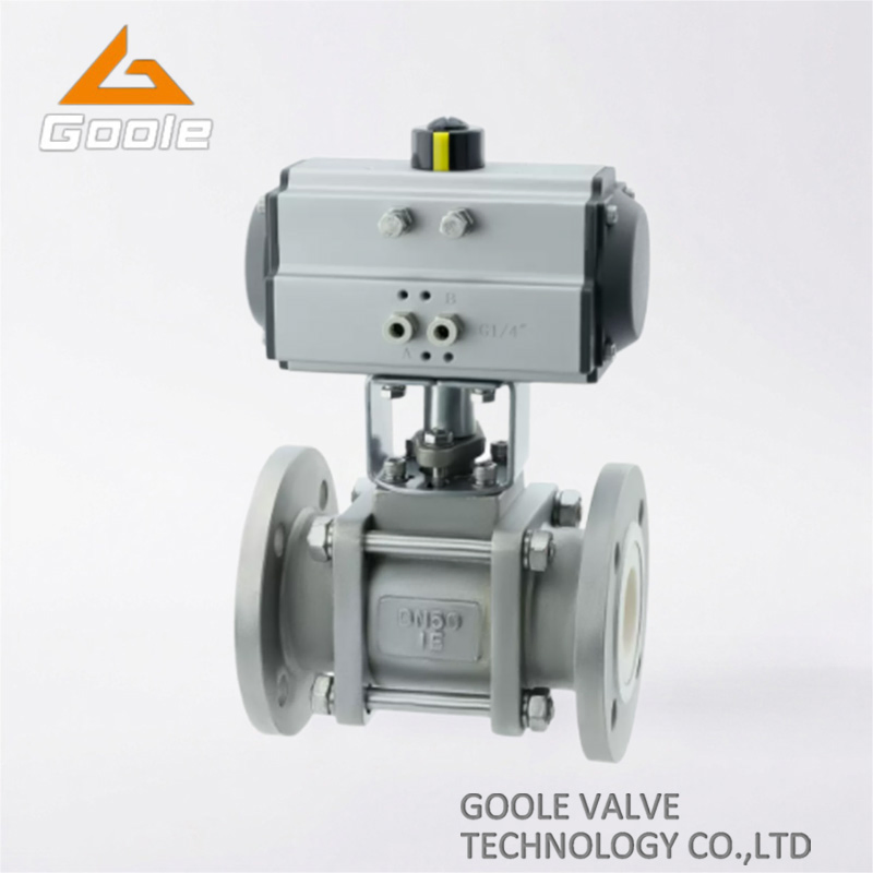 Pneumatic Ceramic Lined Floating Ball Valve