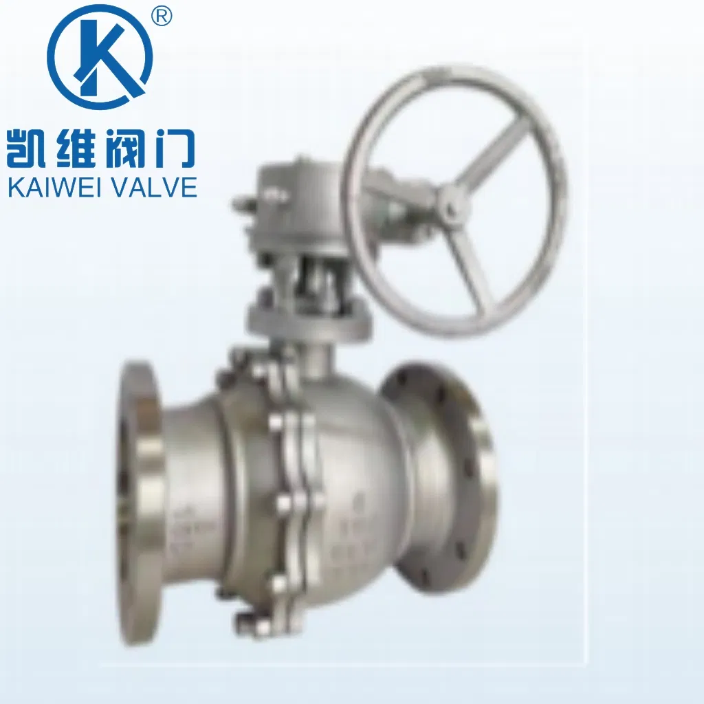 Casted Trunnion Mounted or Floating Stainless Steel Ball Valve