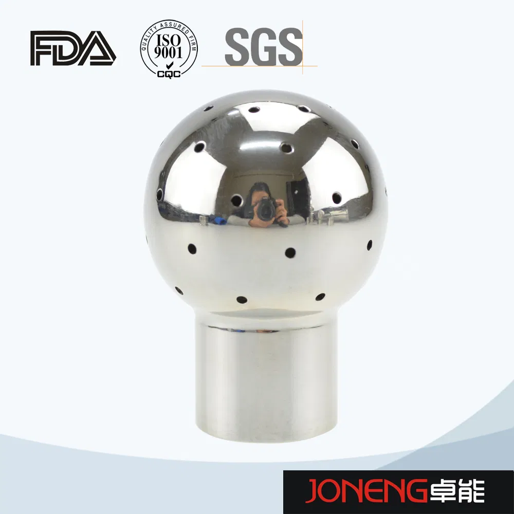 High Pressure Joneng Stainless Steel Food Compact Processing Welded Fixed Cleaning 3 Way Ball Valve Price Wenzhou Vavula (JN-CB2002) Made in China