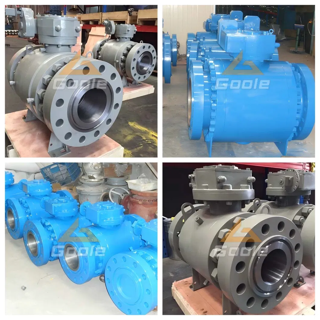Product Display 3PCS Trunnion Mounted Ball Valve