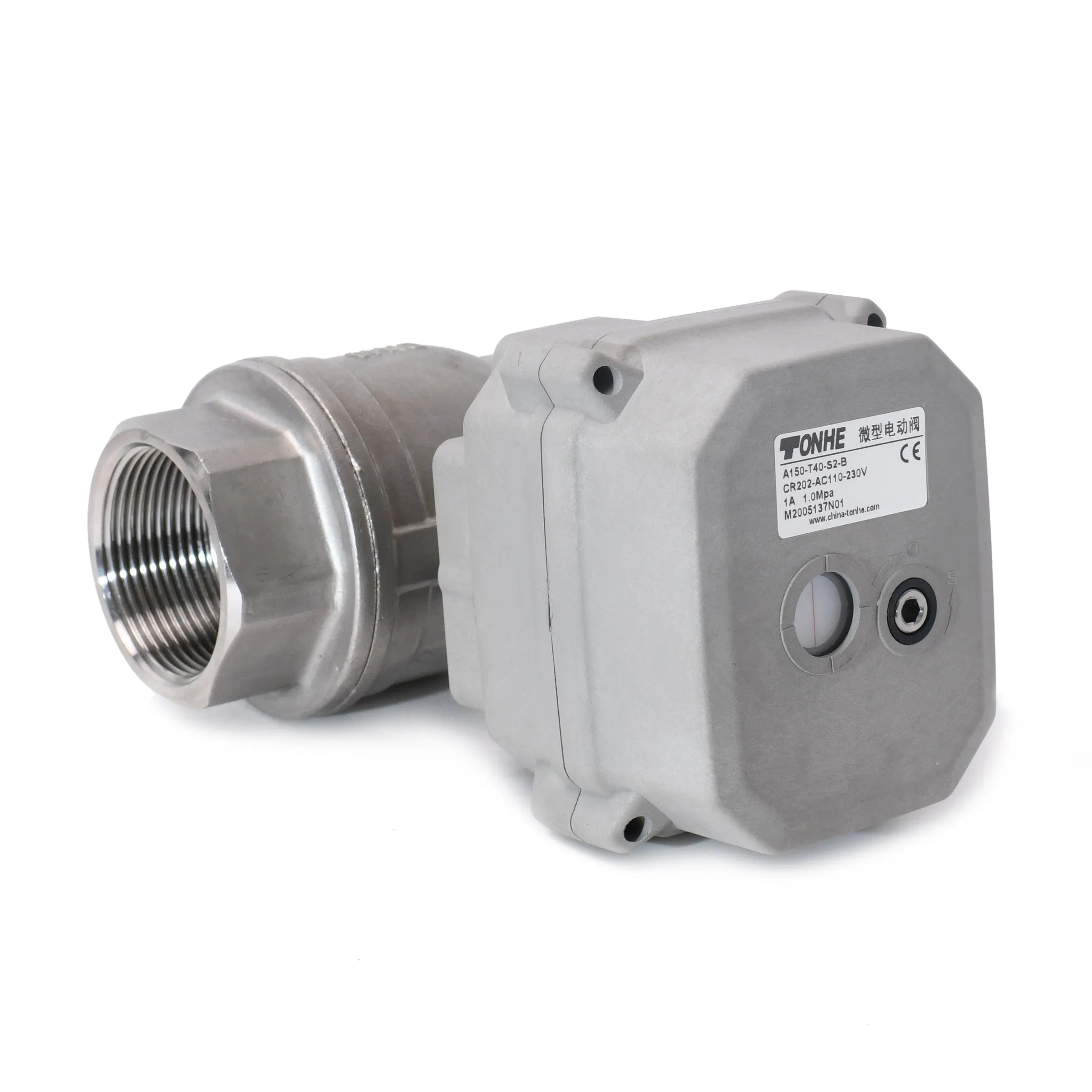 2 Way DN40 1-1/2'' DC12V Stainles Steel 316 Motorized Water Ball Alve