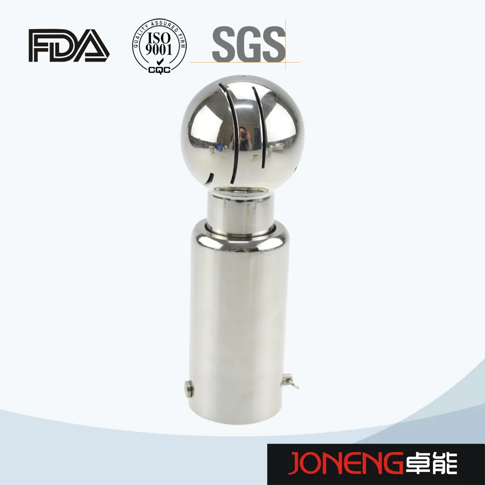 Stainless Steel Thread Weld Rotary Tube Sanitary Fixed Tank Spray Cleaning Ball