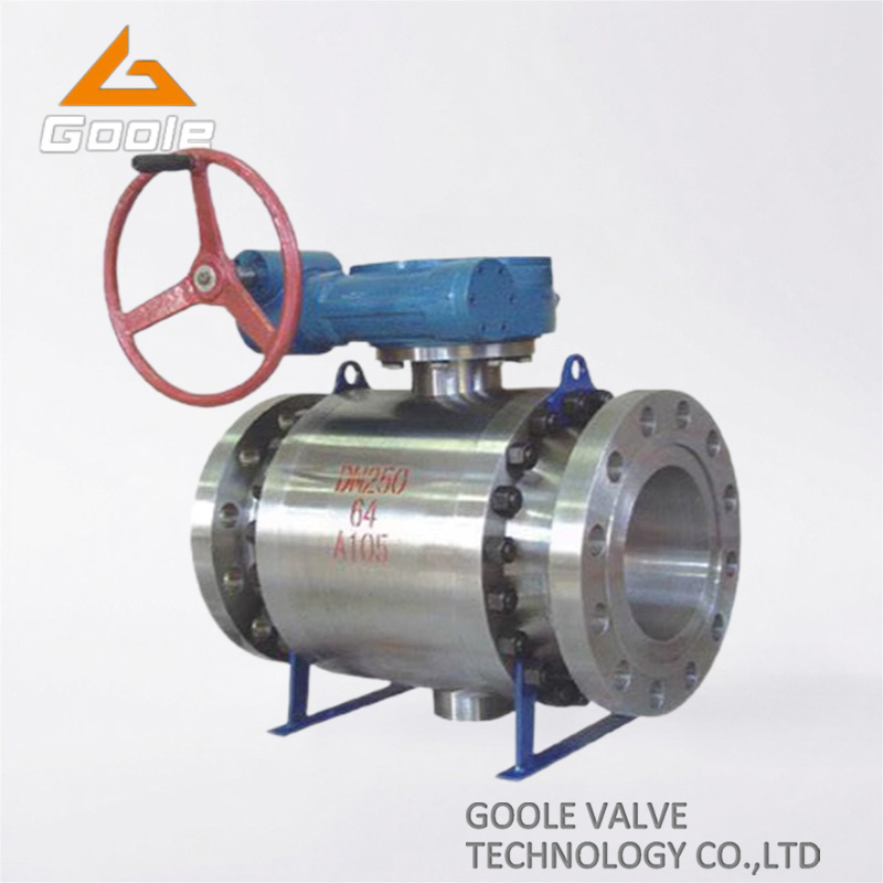 3PCS Handwheel Forged Steel Trunnion Mounted Ball Valve