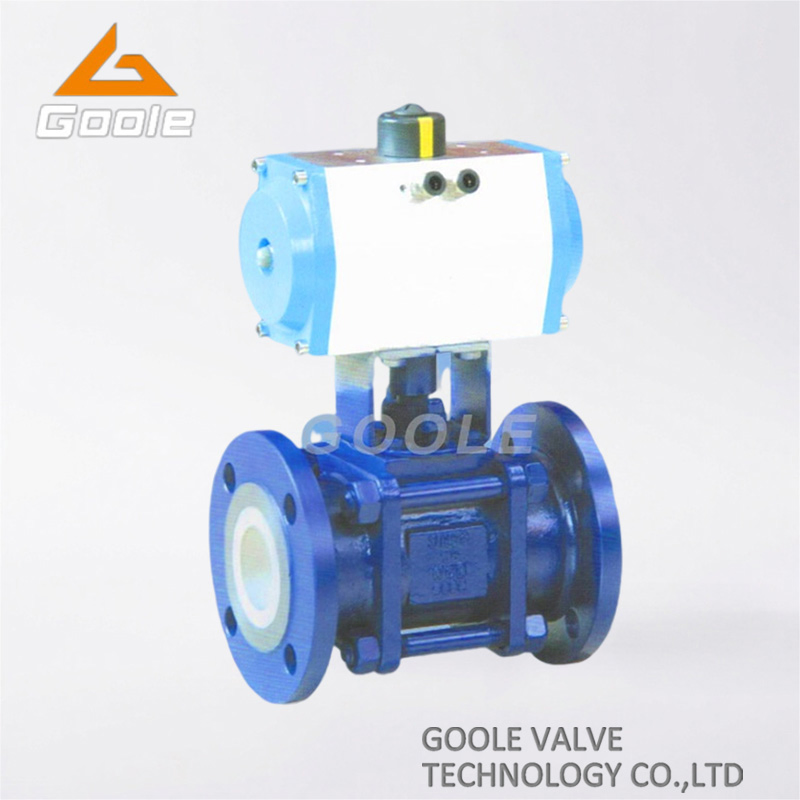 Pneumatic Ceramic Lined Floating Ball Valve