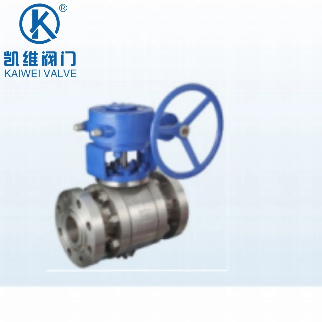 Class 150 to 2500 Lb Three Pieces Forged Trunnion Mounted Ball Valve