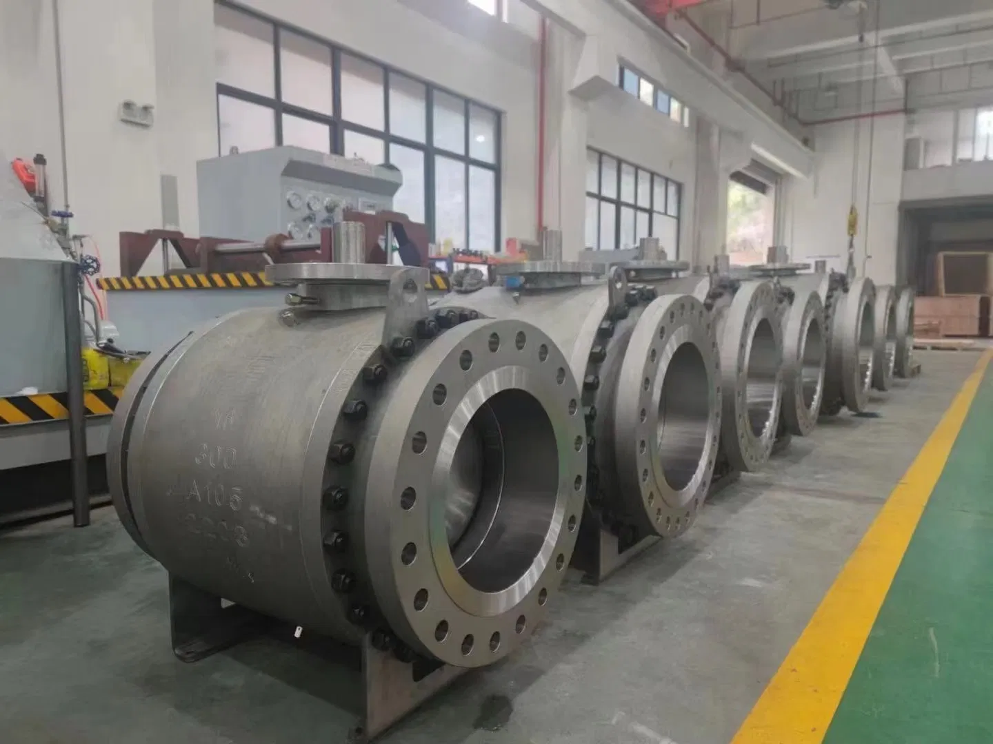 API 6D/API 608 2PC 3PC Trunnion Mounted Ball Valve Cast Steel Wcb Flanged End Soild Ball