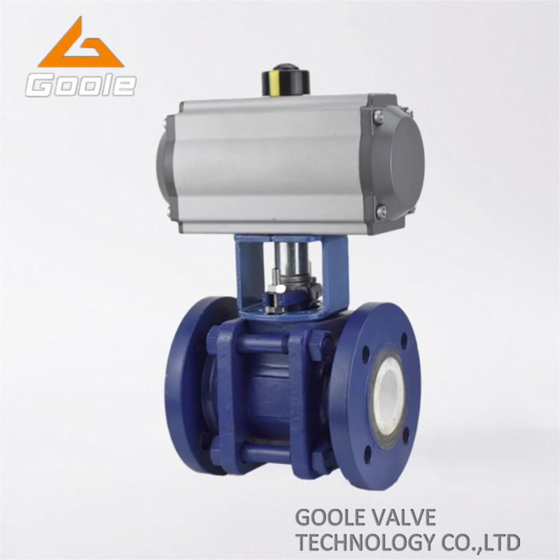 Pneumatic Ceramic Lined Floating Ball Valve